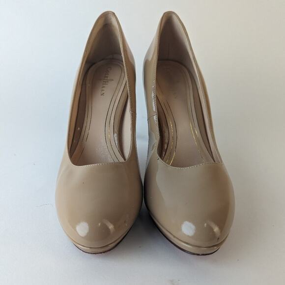 Cole Haan x Nike Air Nude Patent Leather Platform Heels / 7 - Picture 5 of 8